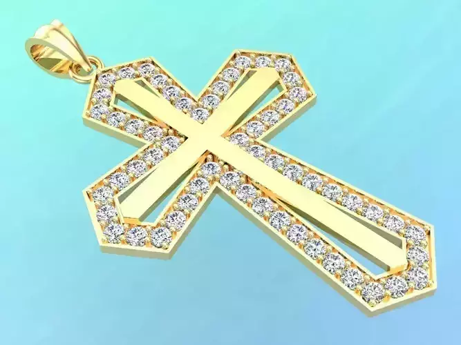 Cross pendant - Crucifix pendant - God pendant