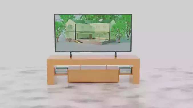 tv stand 3D print model