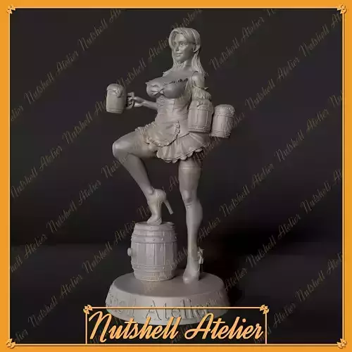 Nutshell Atelier - Barmaid NSFW 3D print model