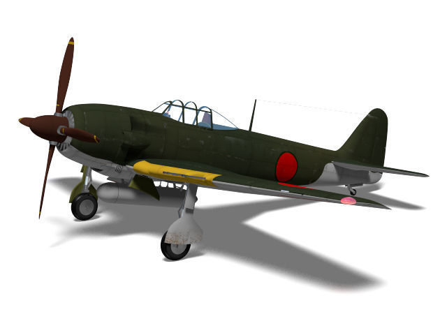 Kawanishi j6k1 jinpu 3D model_1