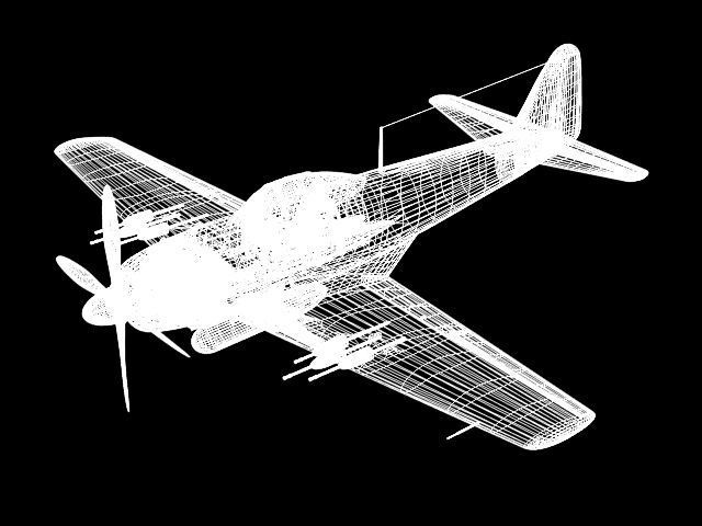 Kawanishi j6k1 jinpu 3D model_12