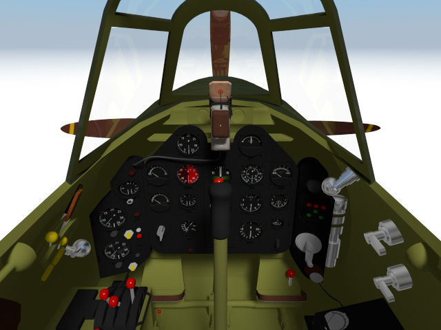 Kawanishi j6k1 jinpu 3D model_11