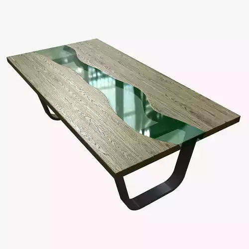 Epoxy table 3D model