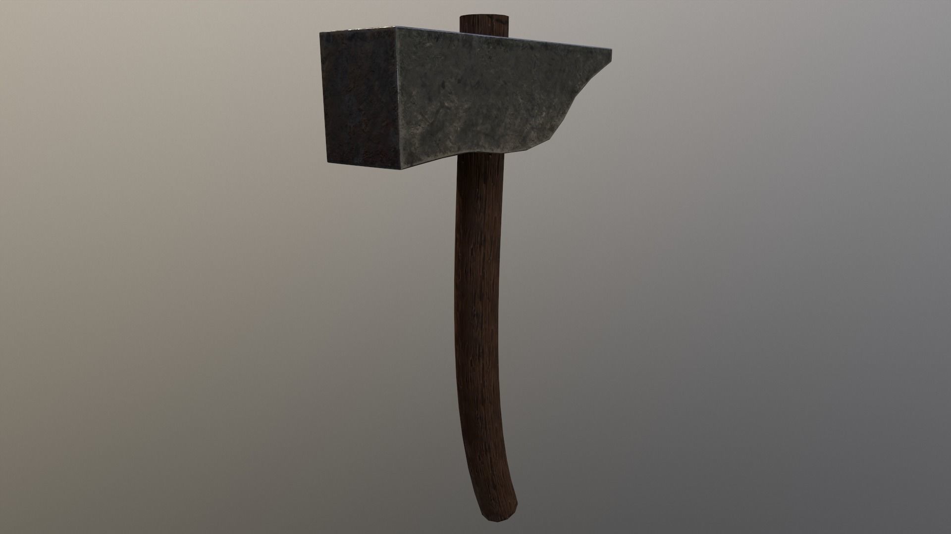 234Medieval - Hammer Game Ready Low Poly 3D Model  Low-poly 3D model_2