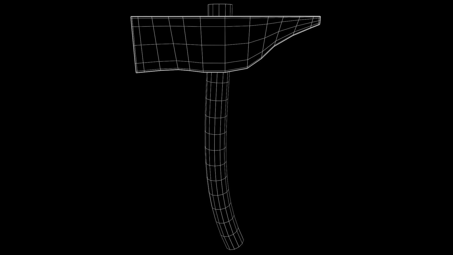 234Medieval - Hammer Game Ready Low Poly 3D Model  Low-poly 3D model_5