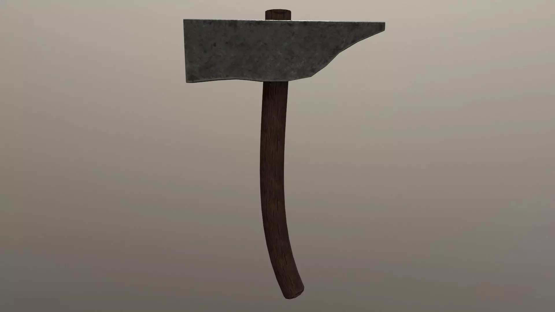 234Medieval - Hammer Game Ready Low Poly 3D Model  Low-poly 3D model_0