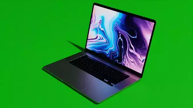 Apple MacBook Pro 13 inch 2020 In All Official Colors 3D model