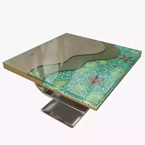 Epoxy table 3D model