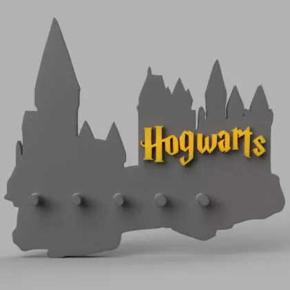 Key Holder Harry Potter Hogwarts 3D print model