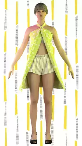  Ladies Tonic and Linen Shorts