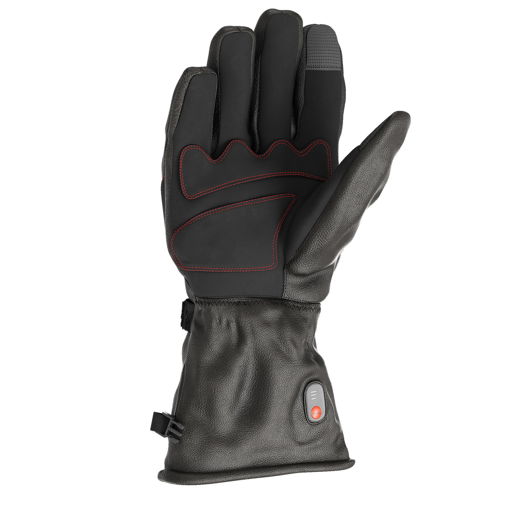 realistic glove pair of gloves with stitching Low-poly 3D model_4