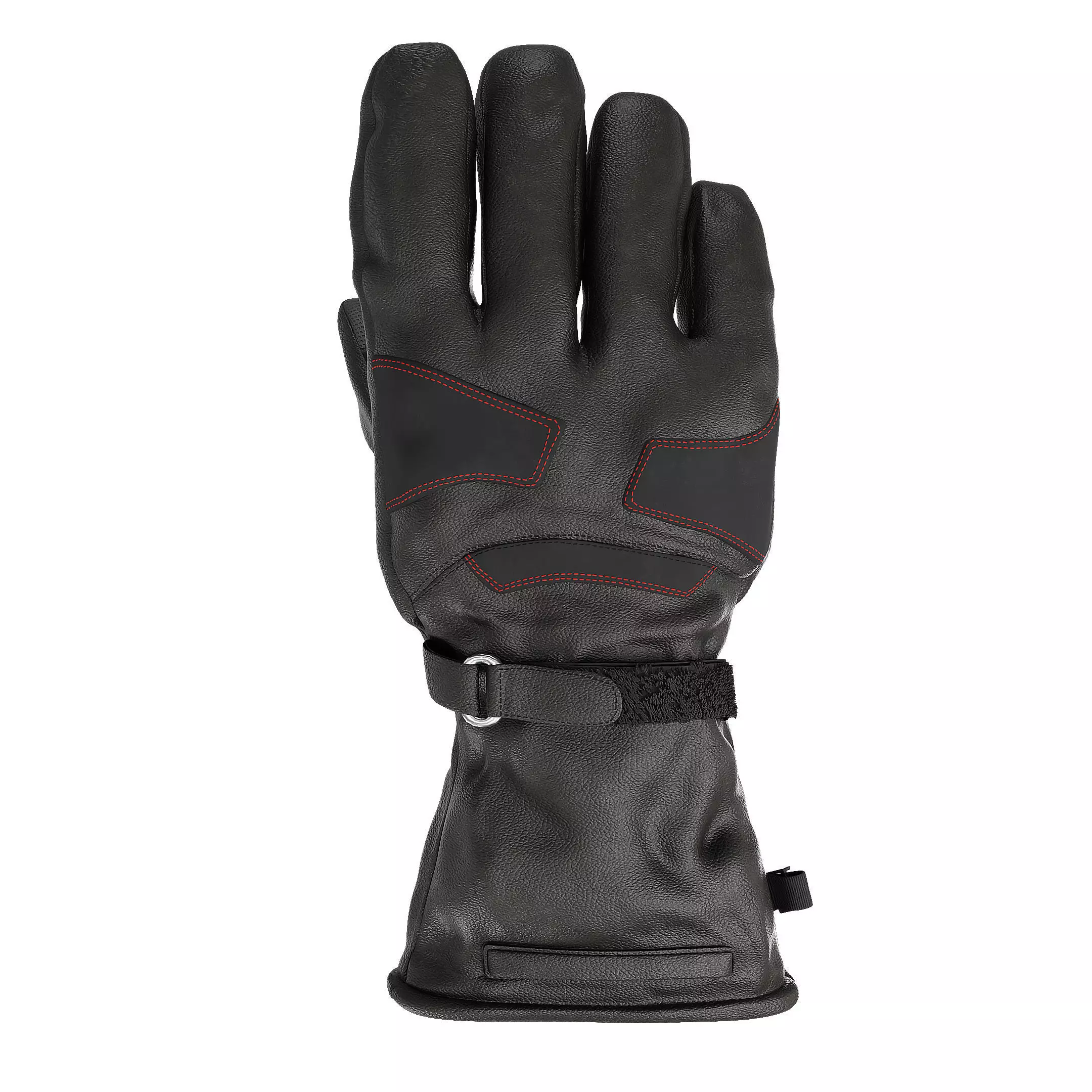 realistic glove pair of gloves with stitching Low-poly 3D model_0
