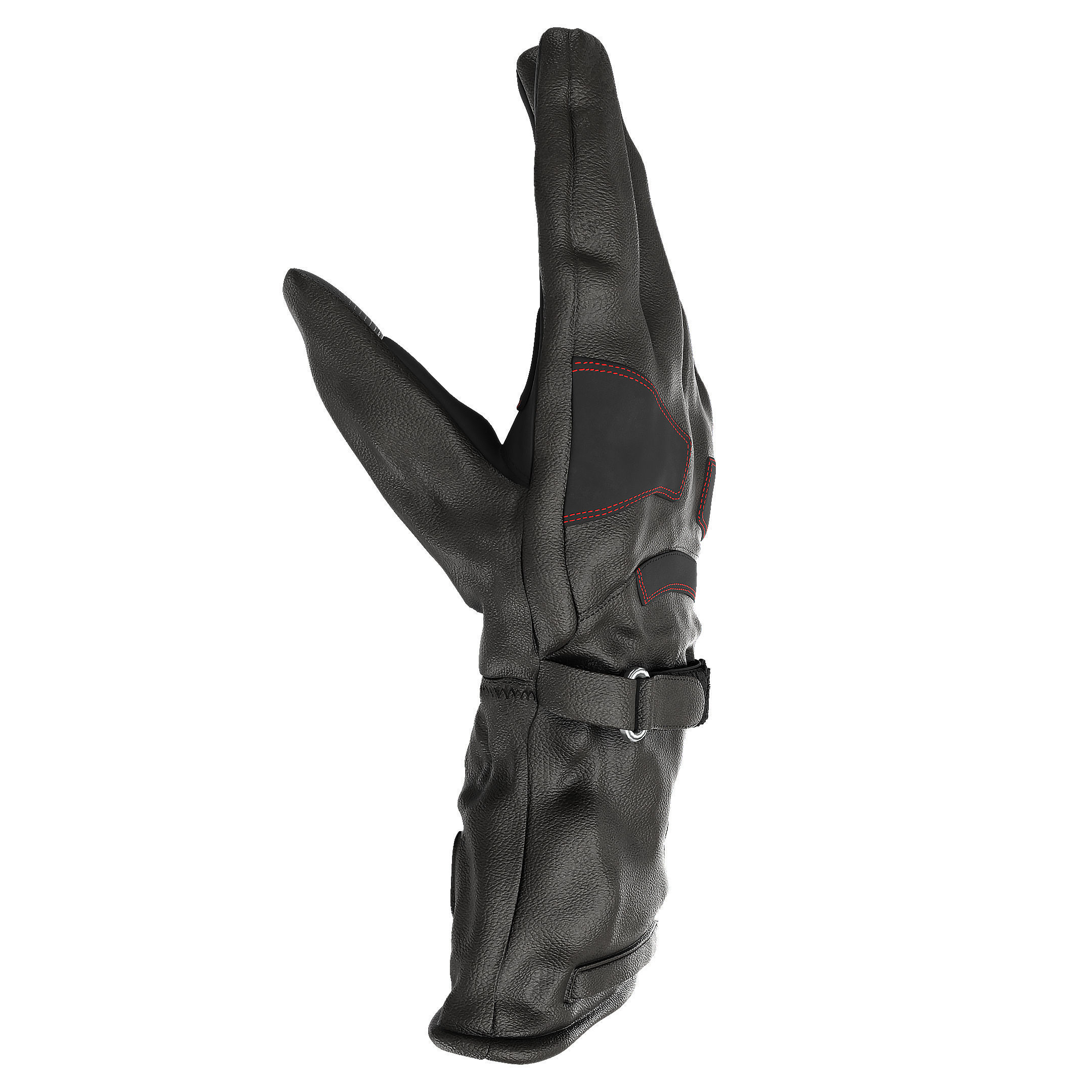 realistic glove pair of gloves with stitching Low-poly 3D model_3