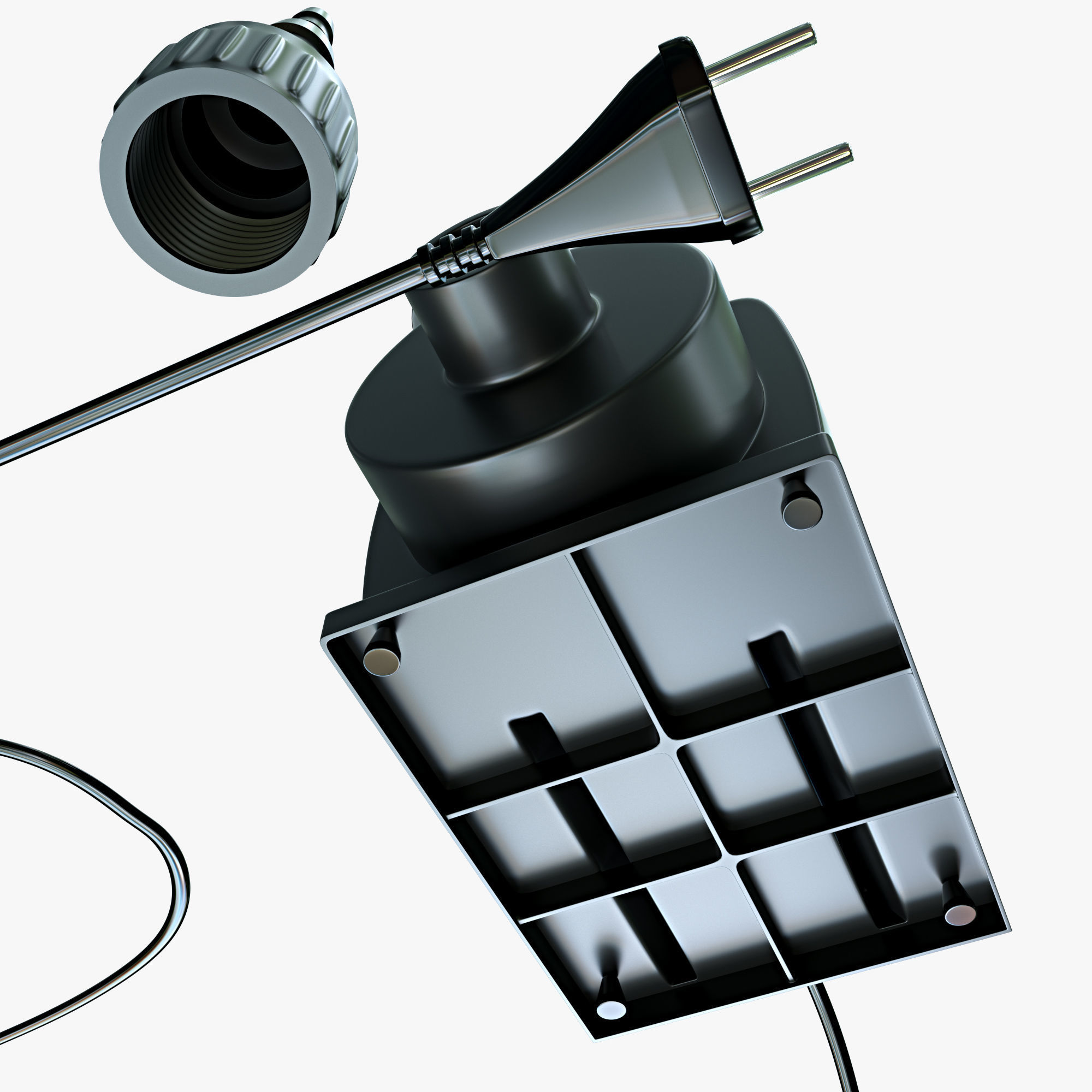 Water Pump 3D model_2