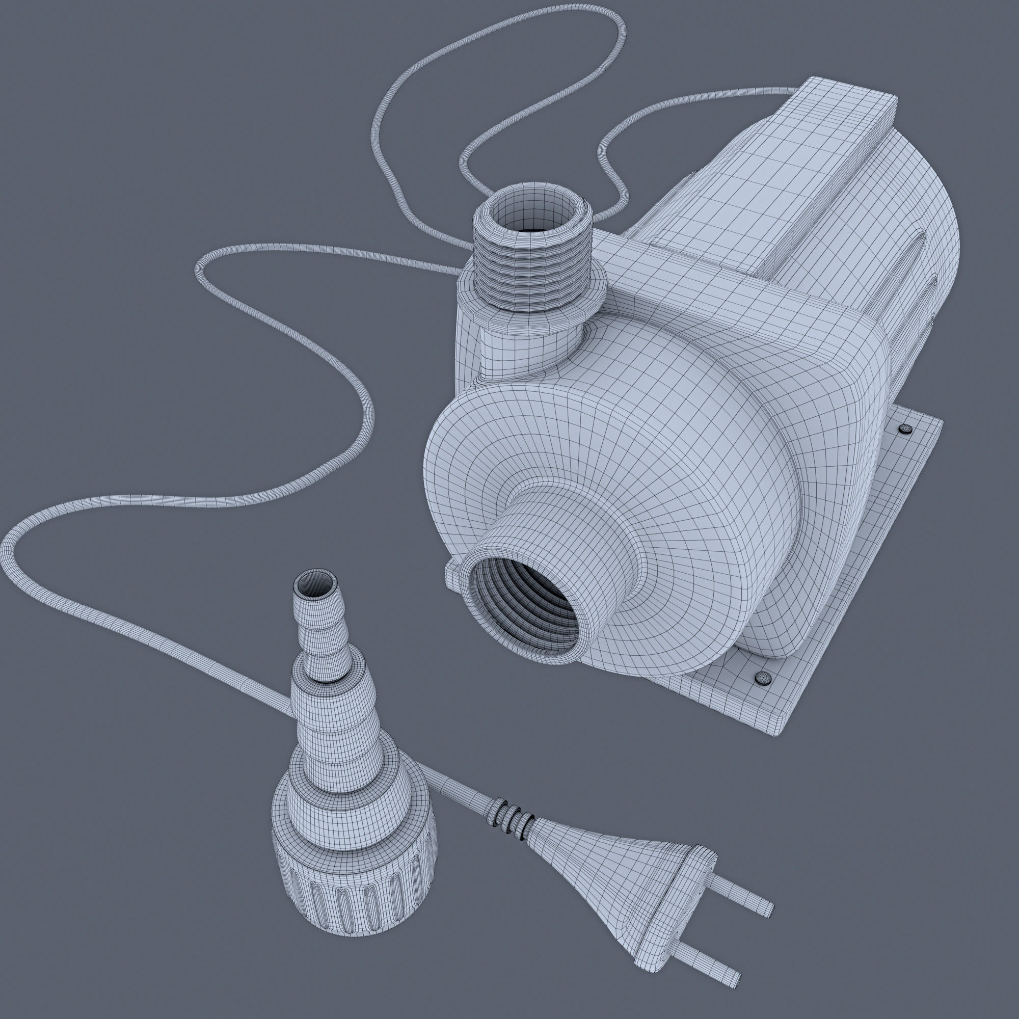 Water Pump 3D model_5