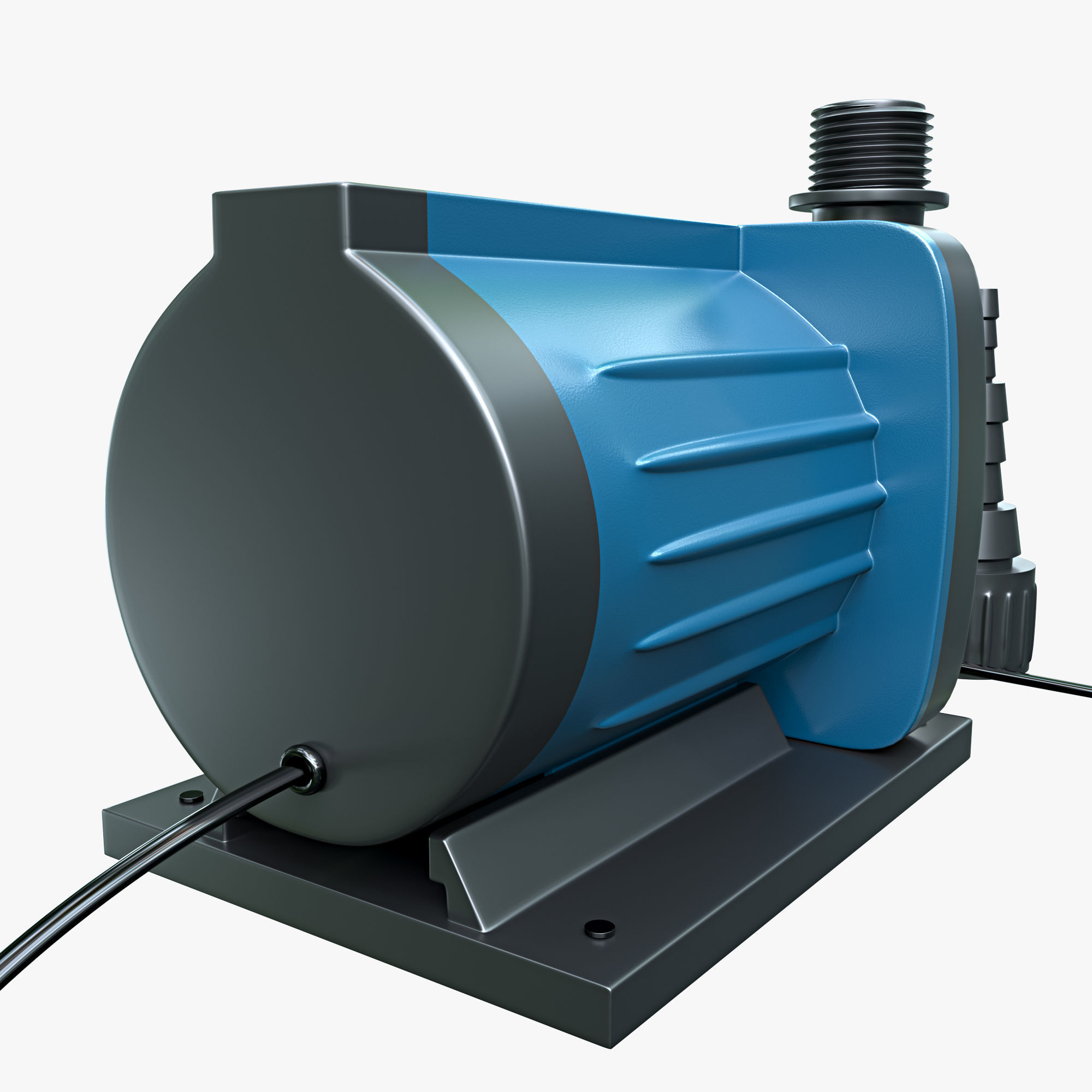 Water Pump 3D model_3