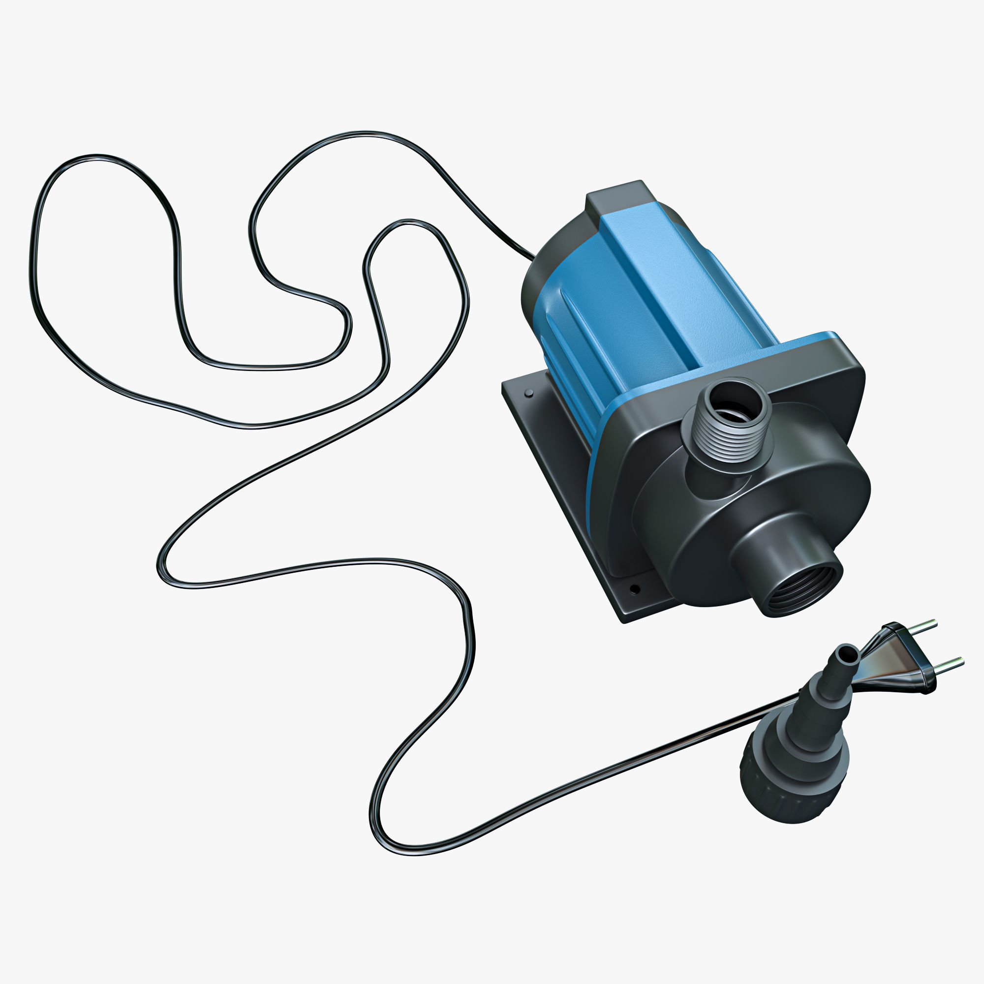 Water Pump 3D model_1