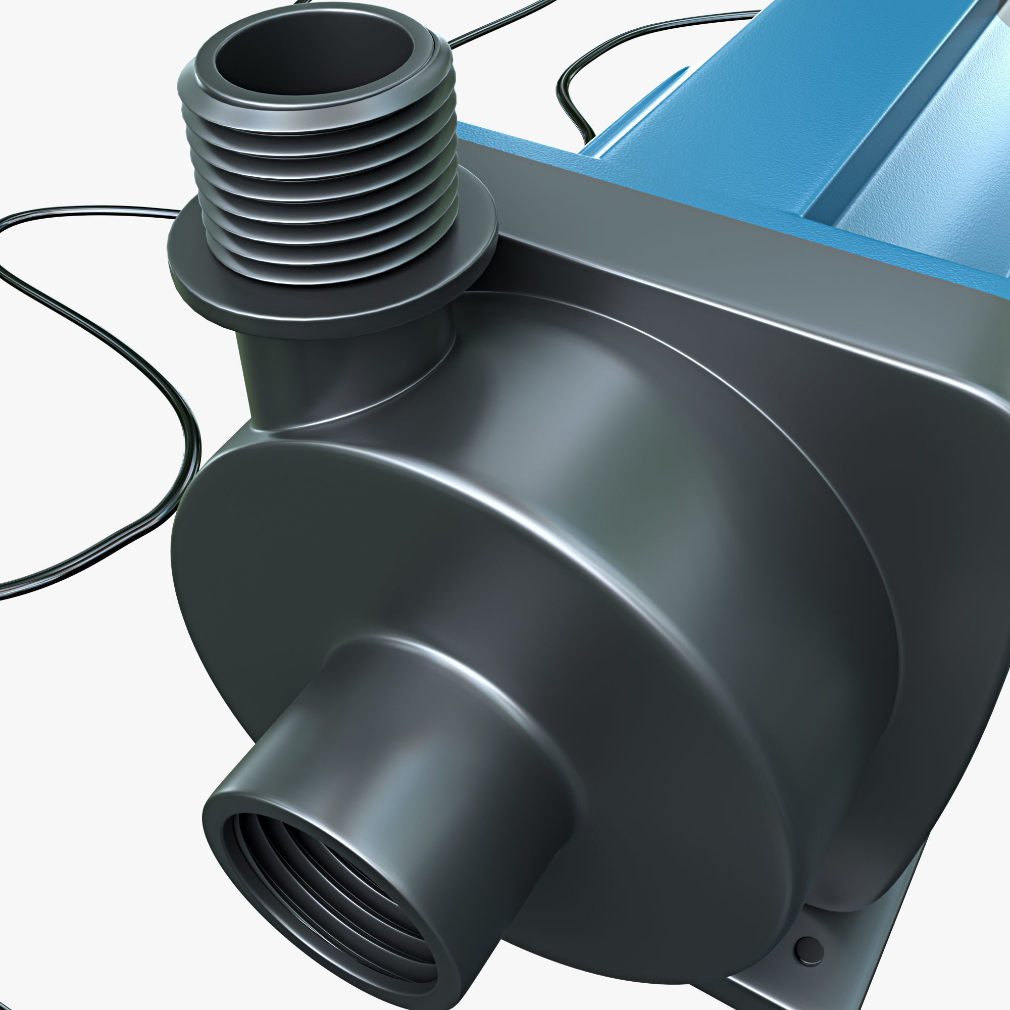Water Pump 3D model_4
