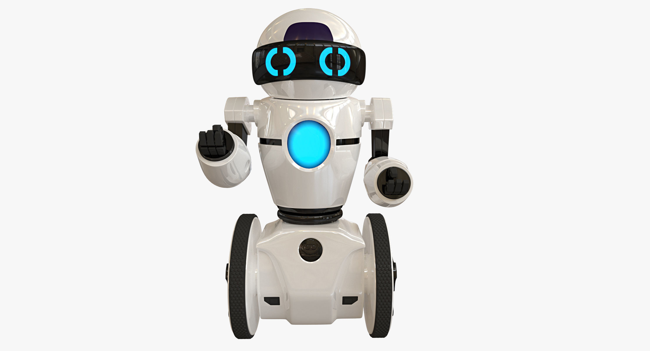 Meetmip robot on wheels 3D model_1