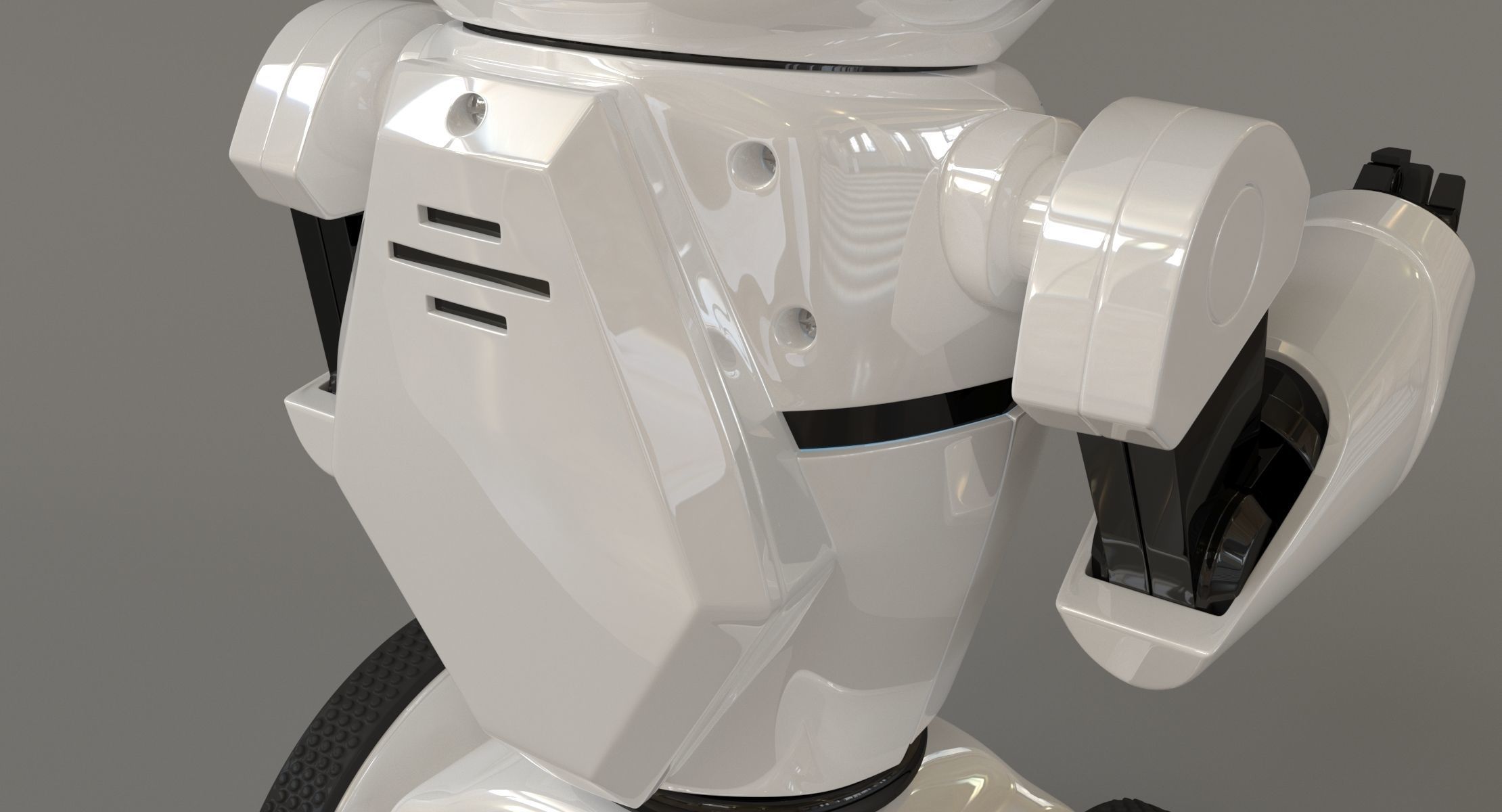 Meetmip robot on wheels 3D model_6