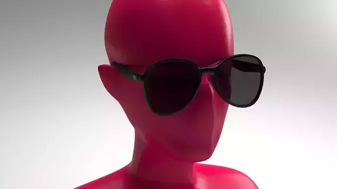 Eye glasses 3D model 2 set 3D model 3D model