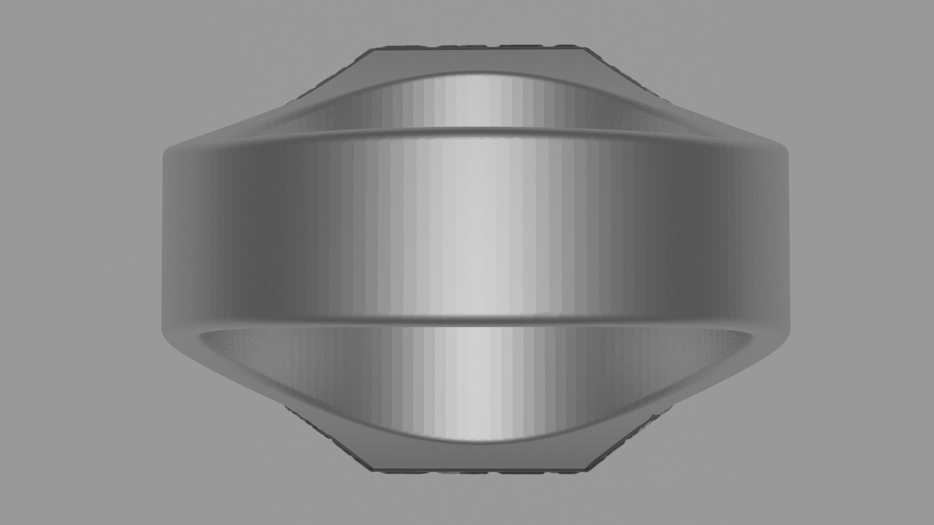 Brutal Bear Ring 3D print model_5