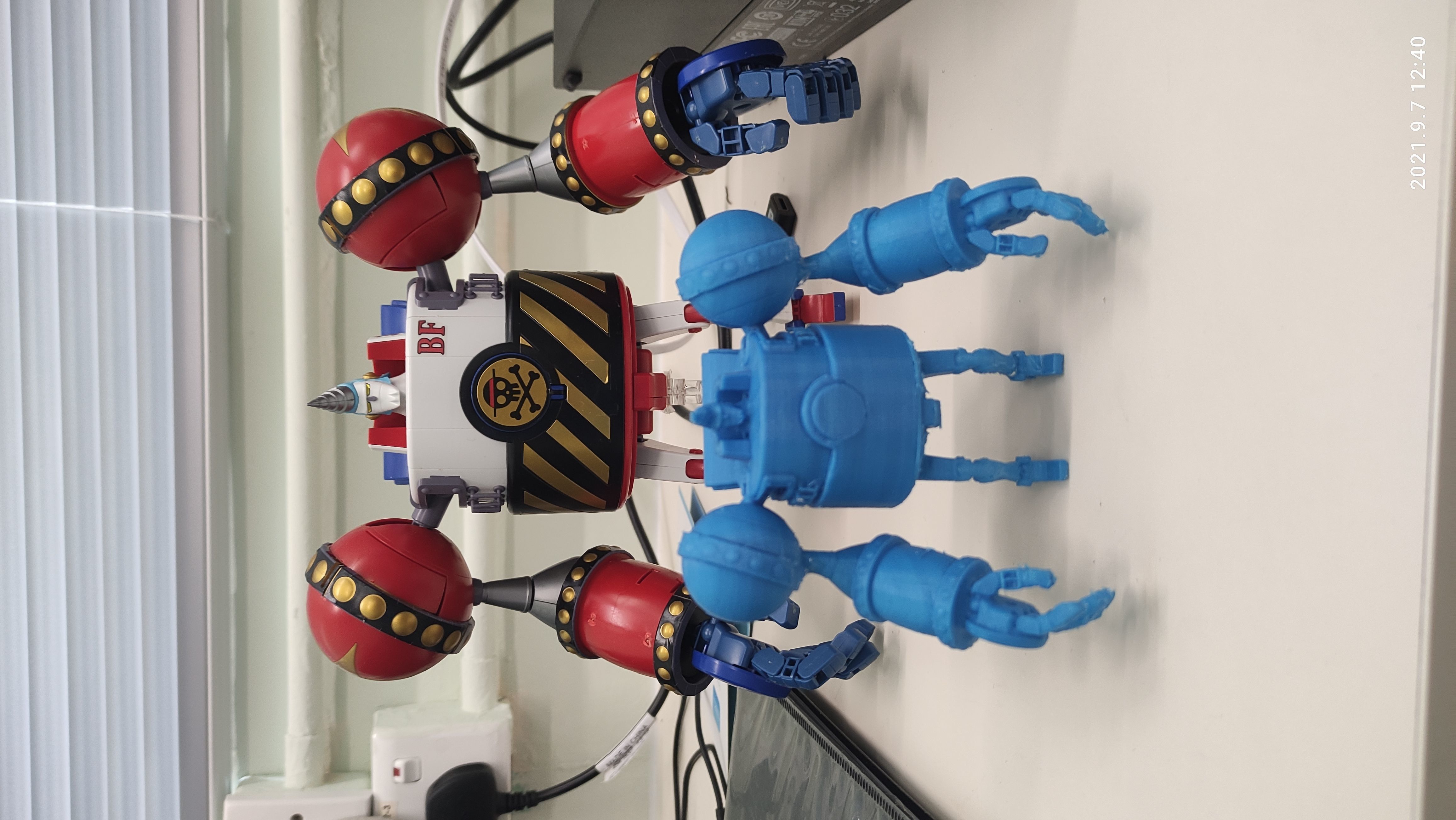 robot one piece general Franky 3D print model_1