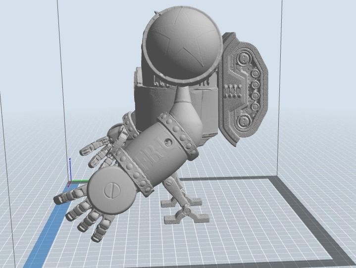 robot one piece general Franky 3D print model_4