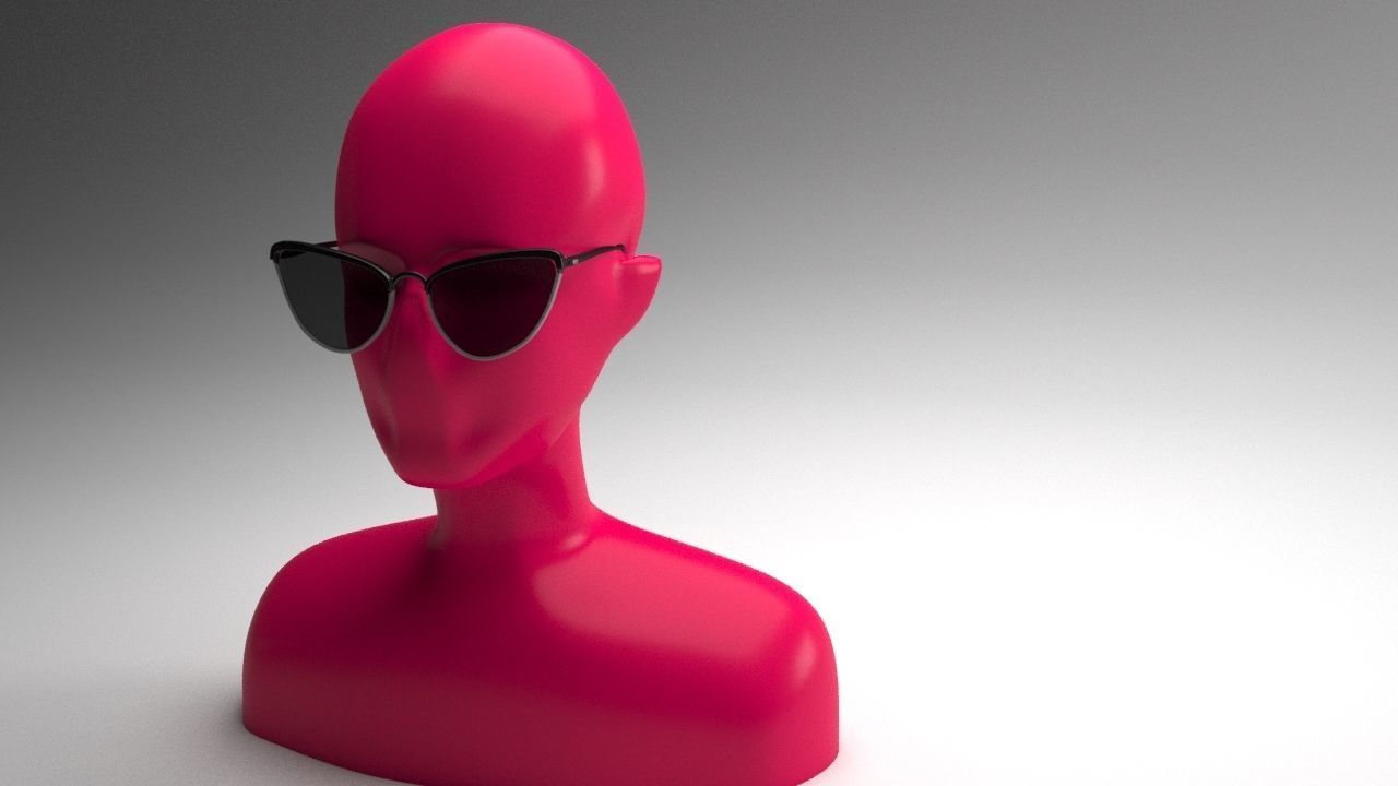 Eye glasses 3D model 4 set 3D model 3D model_12