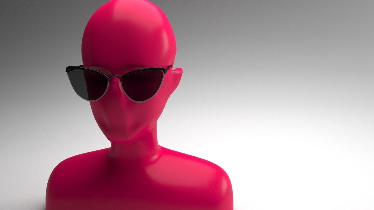 Eye glasses 3D model 4 set 3D model 3D model_10