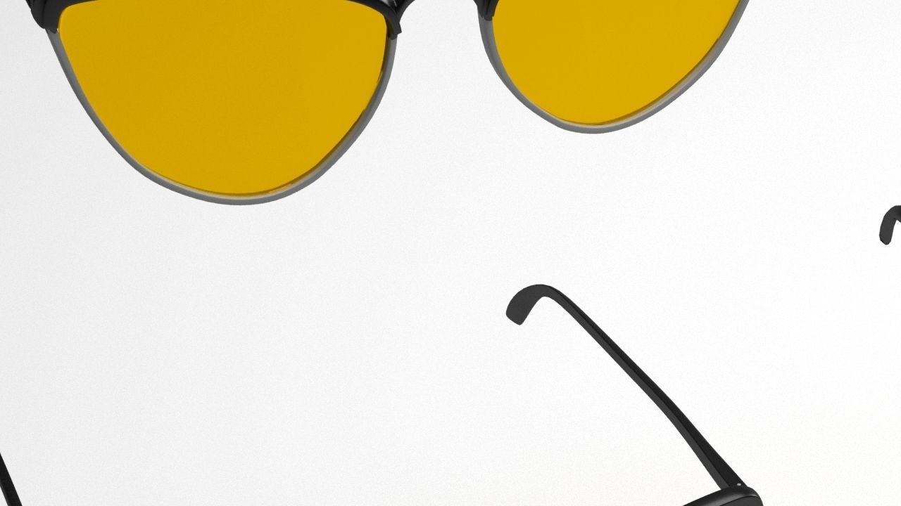 Eye glasses 3D model 4 set 3D model 3D model_22