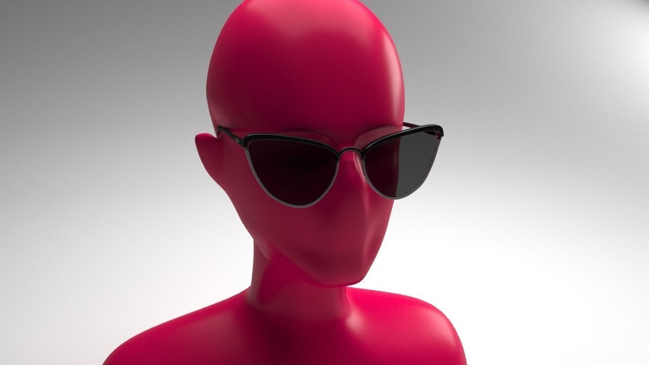 Eye glasses 3D model 4 set 3D model 3D model_6
