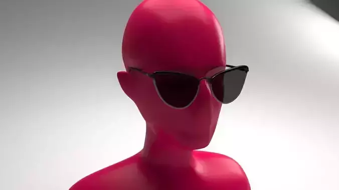 Eye glasses 3D model 4 set 3D model 3D model