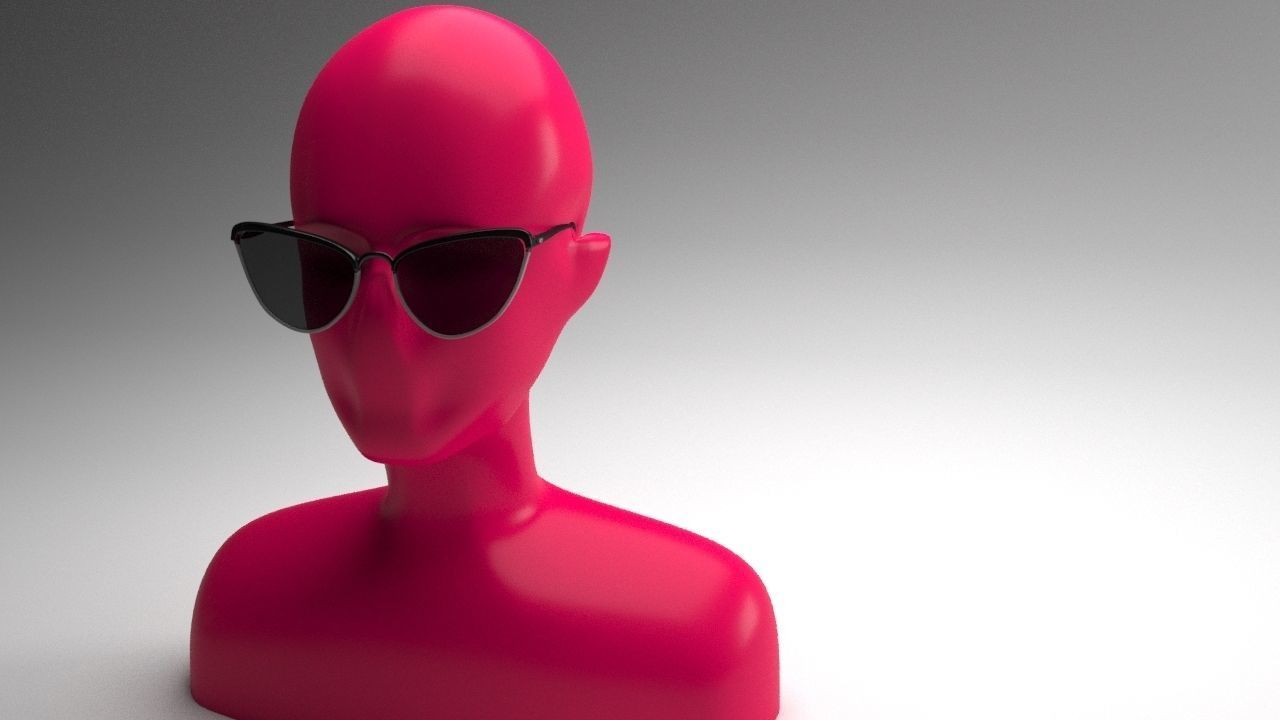 Eye glasses 3D model 4 set 3D model 3D model_11