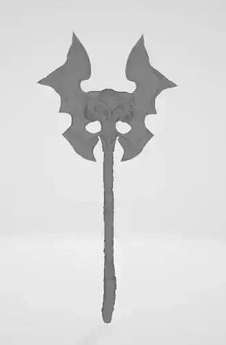 skull axe