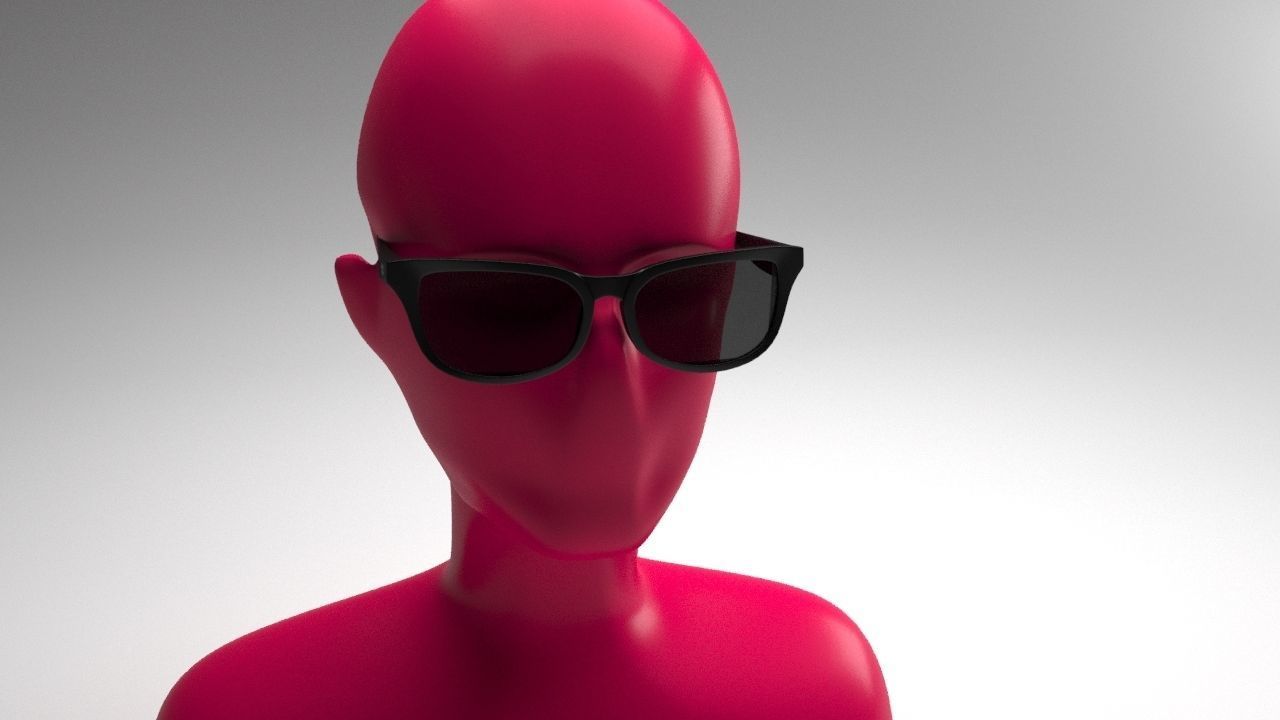 Eye glasses 3D model 5 set 3D model 3D model_15