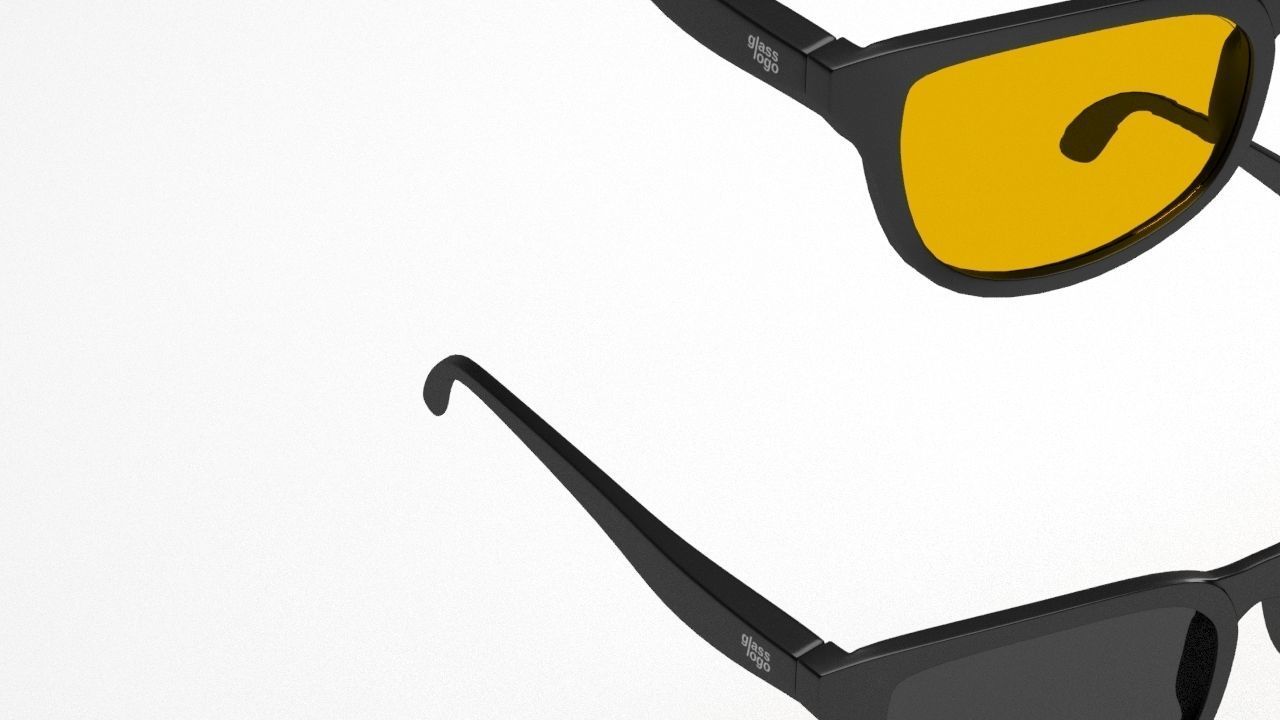 Eye glasses 3D model 5 set 3D model 3D model_20