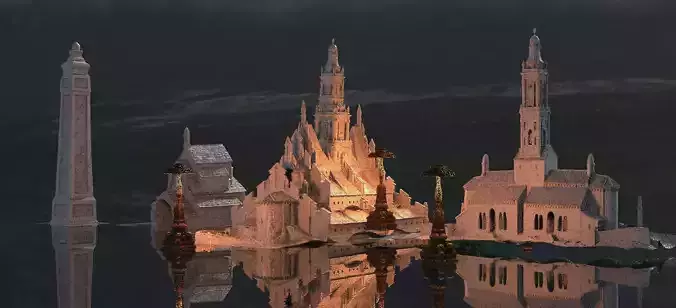 Haunted Halloween Church Kit bash