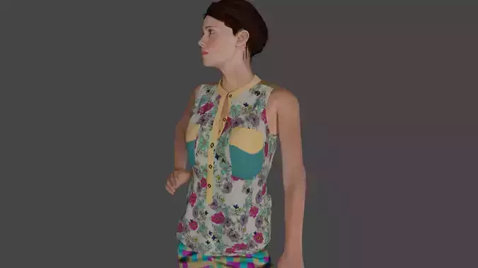 Rigged Female Character 26