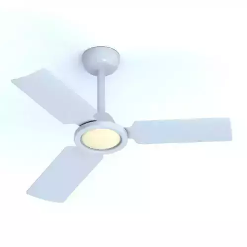 Modern White Ceiling Fan