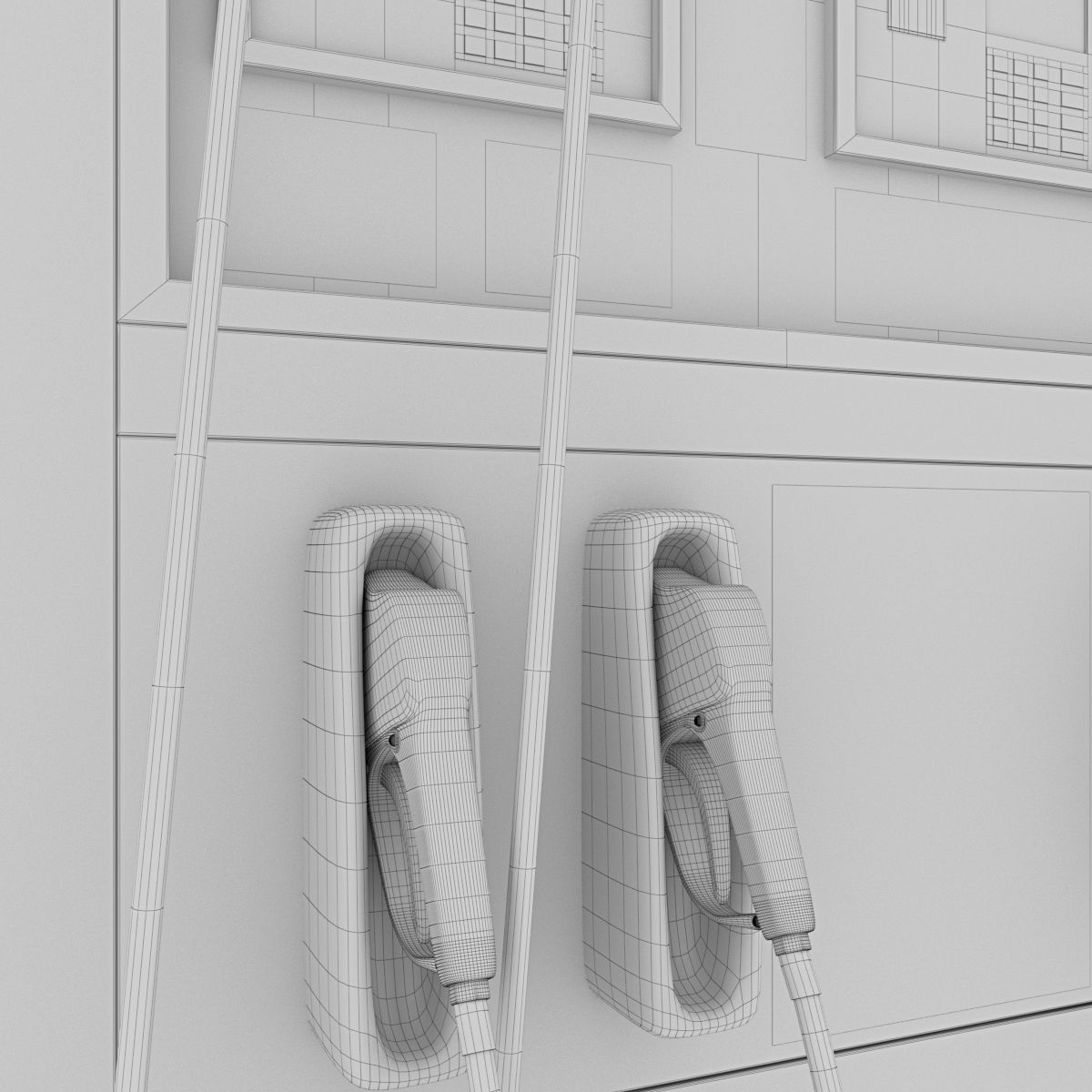 Petrol Pump 3D model_6