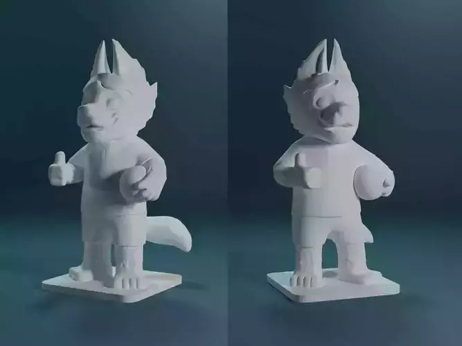 symbol of the Olympic Games 2018 Zabivaka