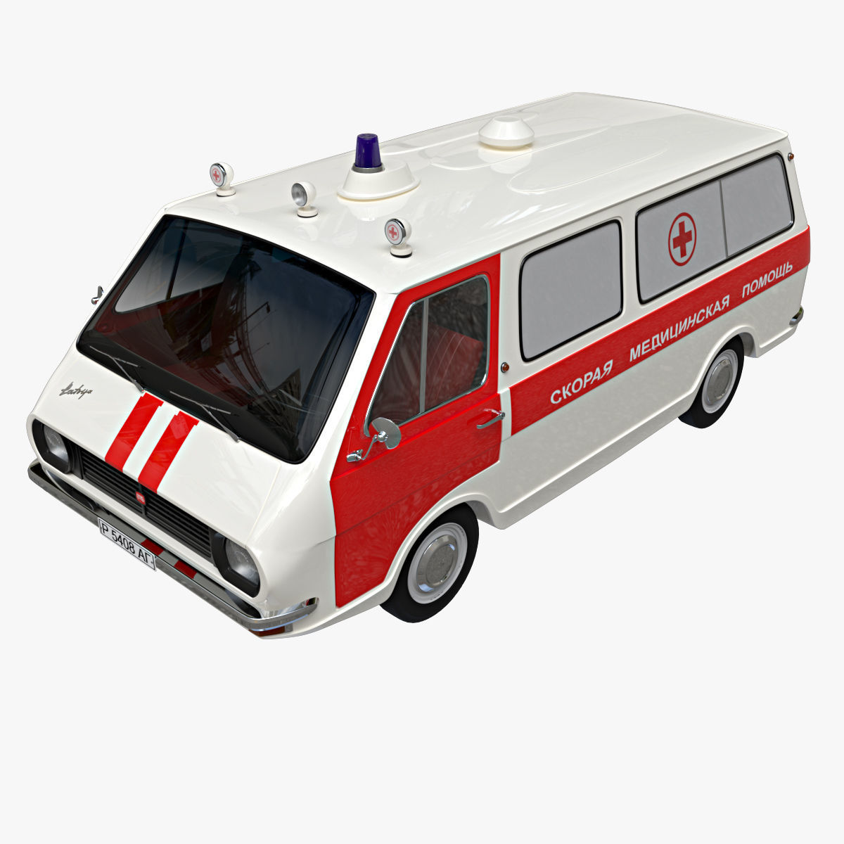 Ambulance 3D model_4