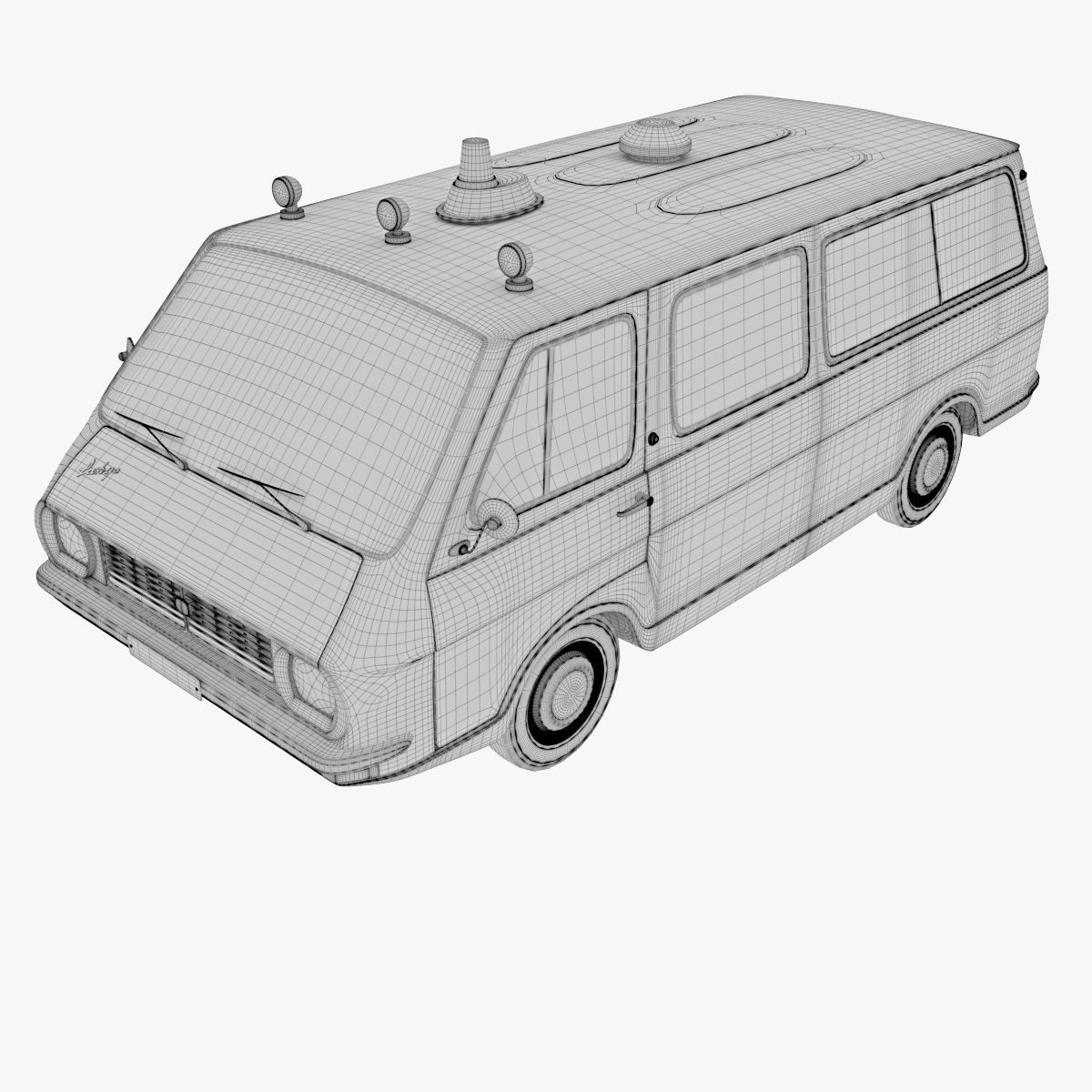 Ambulance 3D model_5