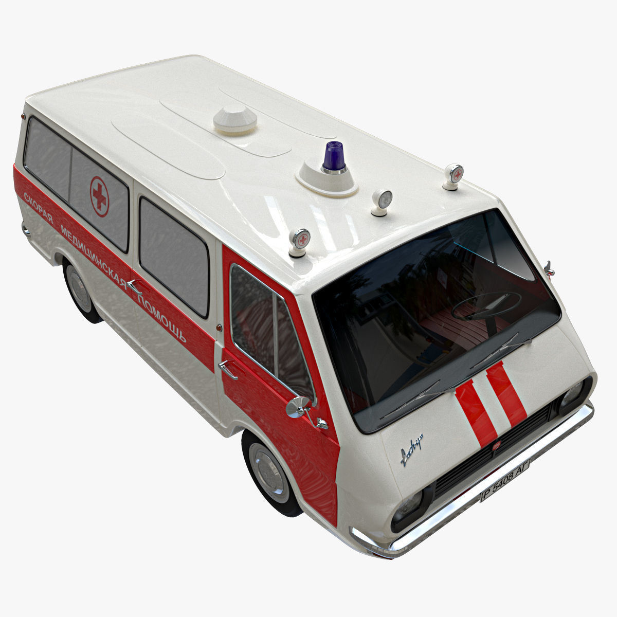 Ambulance 3D model_3