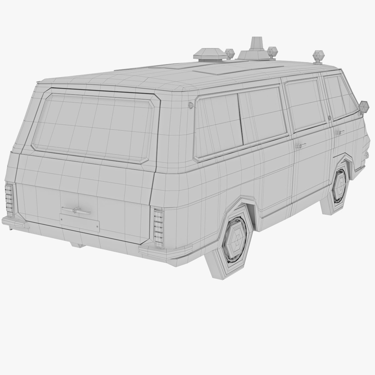 Ambulance 3D model_6