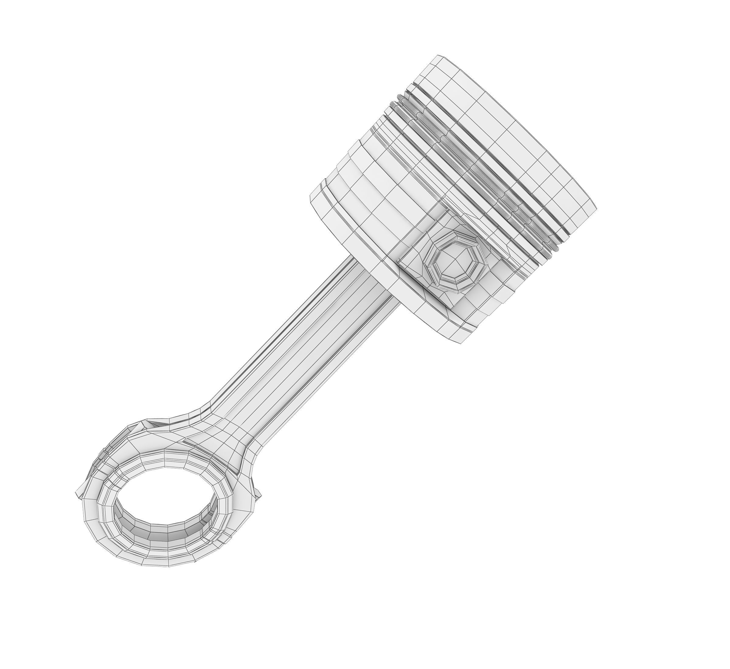 Engine work 3D model_9