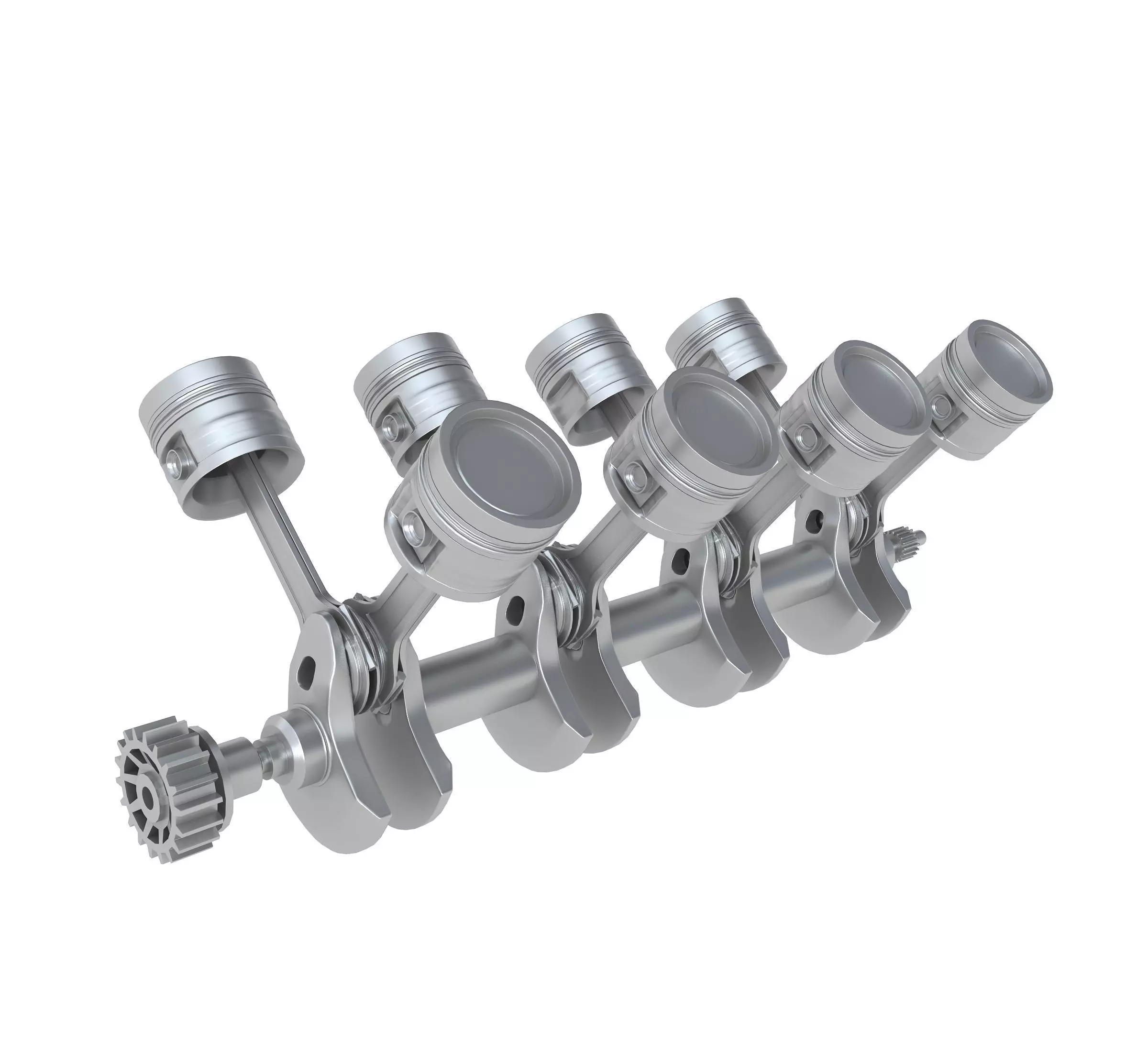 Engine work 3D model_0