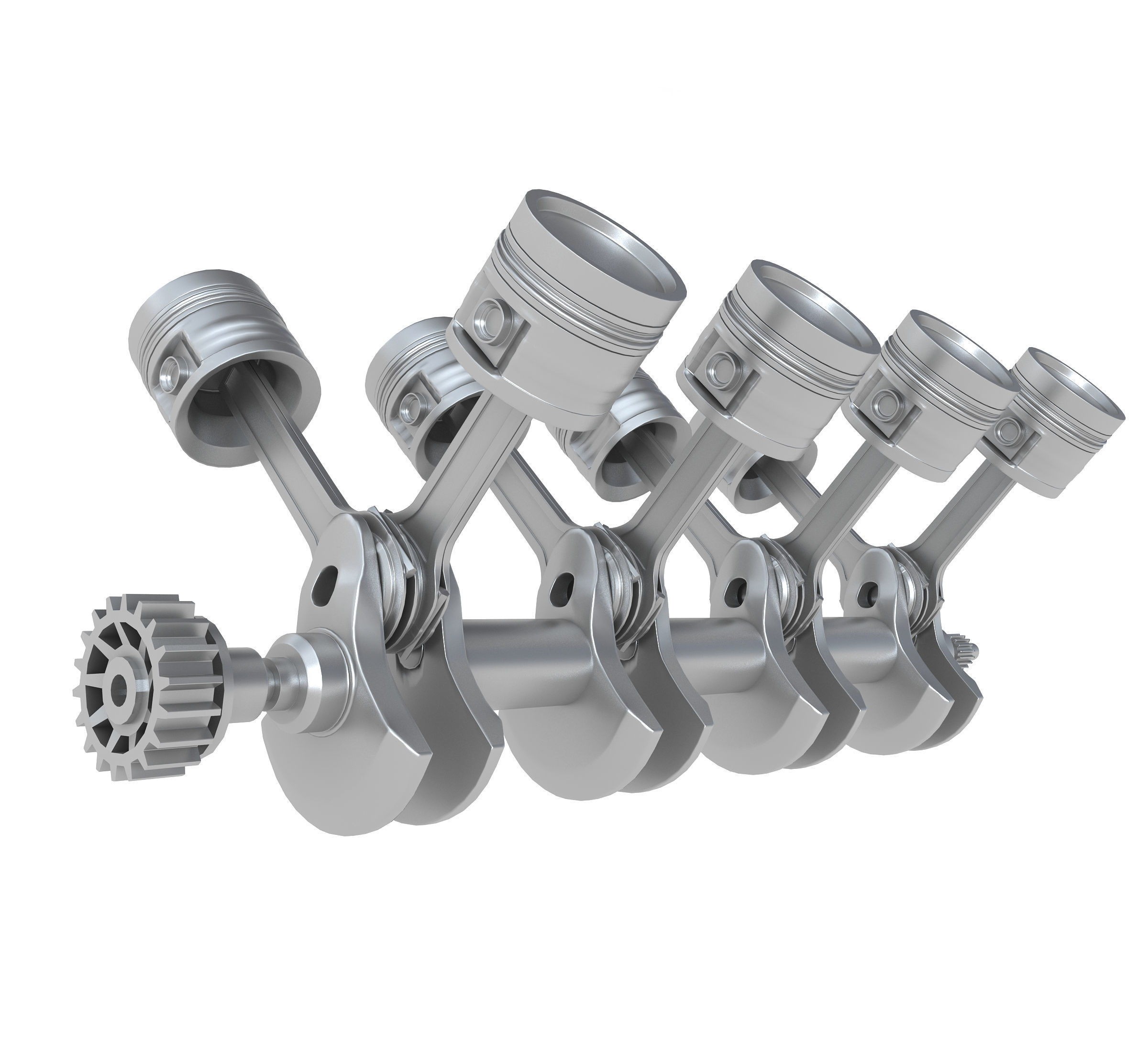 Engine work 3D model_5