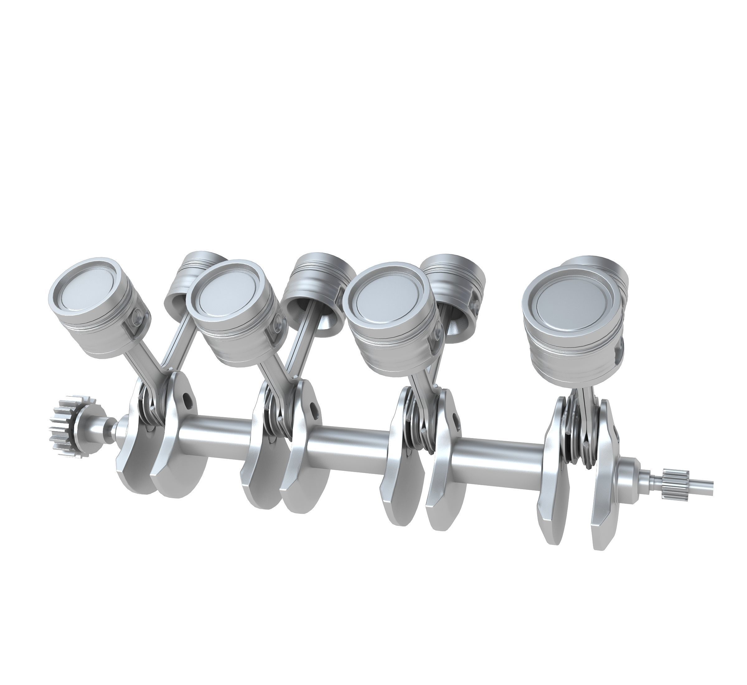 Engine work 3D model_2